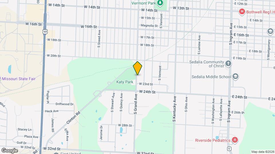 2201 S Grand Ave Map and Location Details