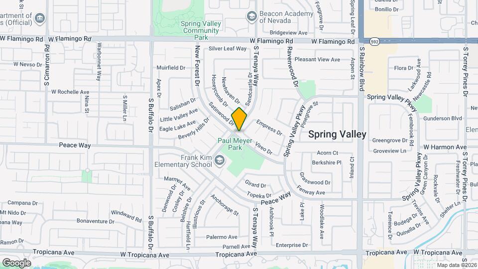 7385 Vireo Dr Map and Location Details