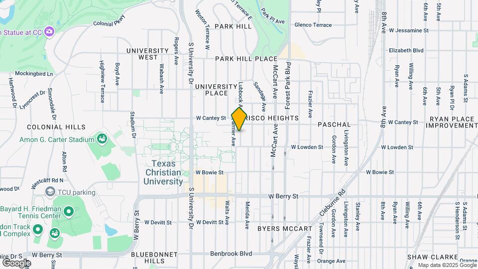 2816 Lubbock Ave Map and Location Details