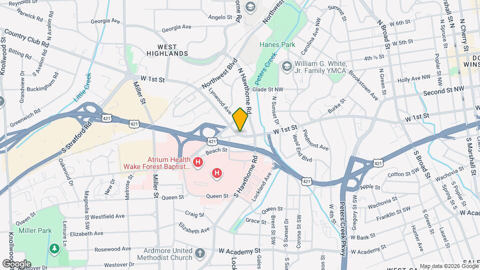 1525-1529 W 1st St Map and Location Details