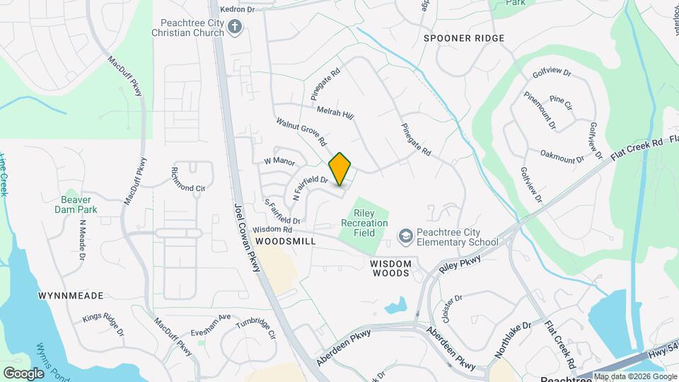 642 N Fairfield Dr Map and Location Details