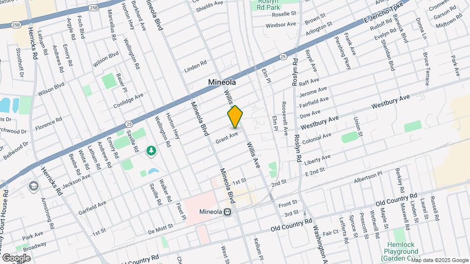 154 Grant Ave Map and Location Details