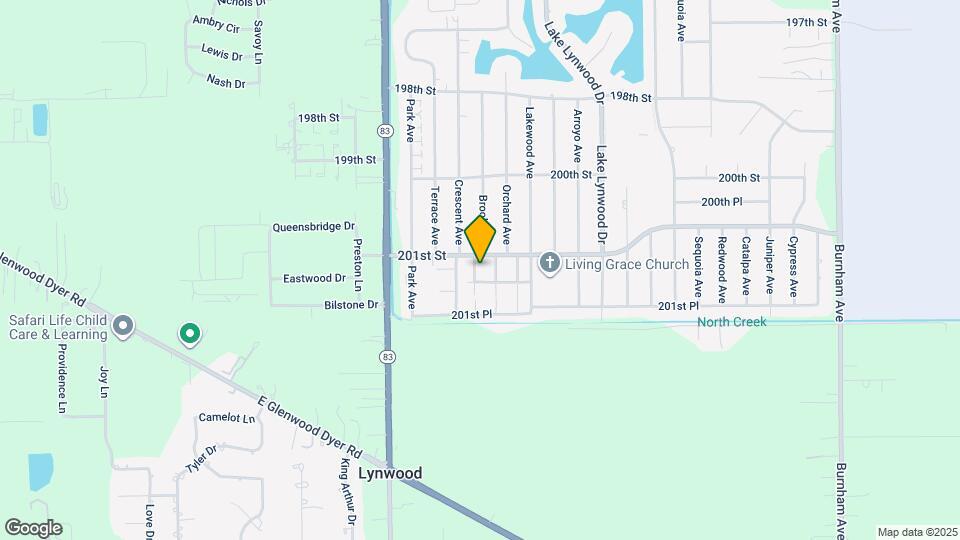 20115 Ash Ln Map and Location Details