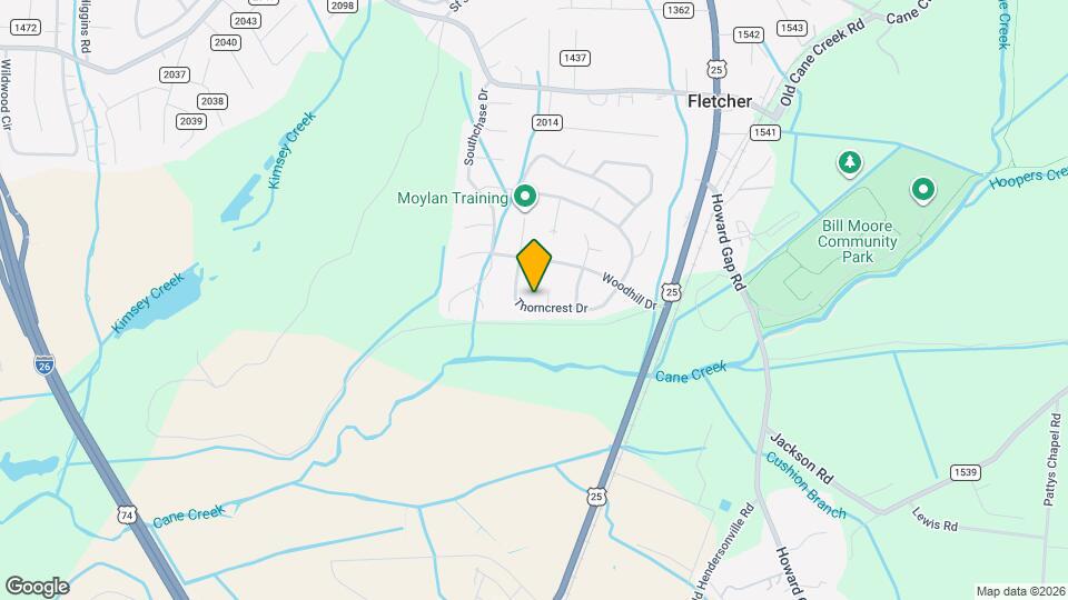 1013 Thorncrest Dr Map and Location Details