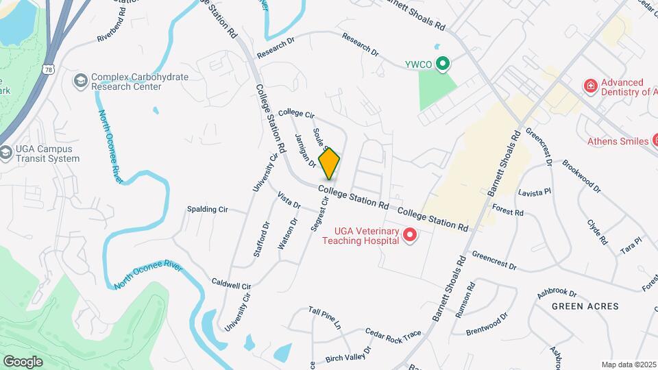 1085 College Station Rd Map and Location Details