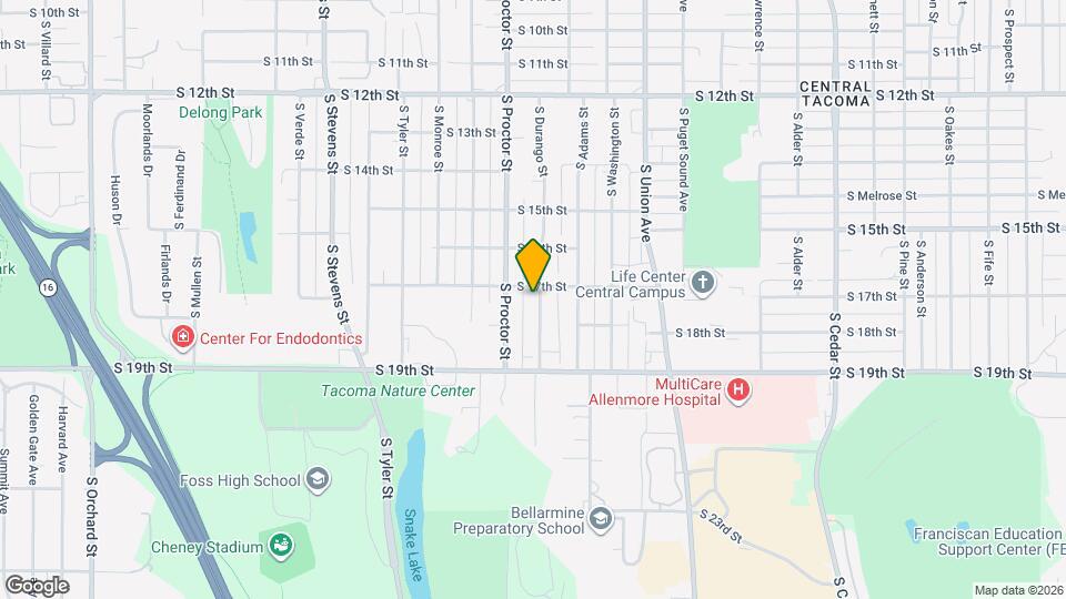 1708 S Durango St, Unit B Mapa y Detalles de la Ubicación