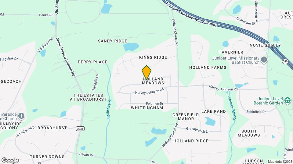 1404 Woodline Dr Map and Location Details