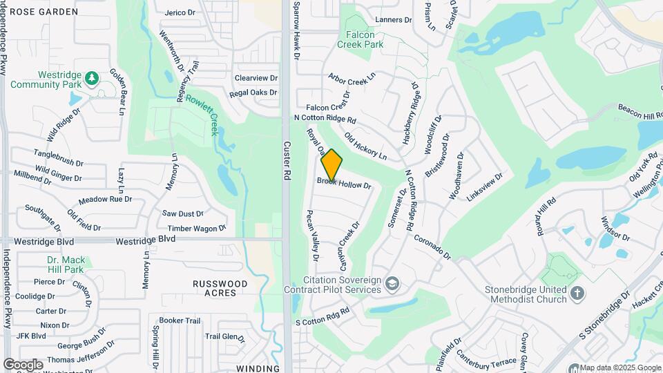 8901 Brook Hollow Dr Map and Location Details