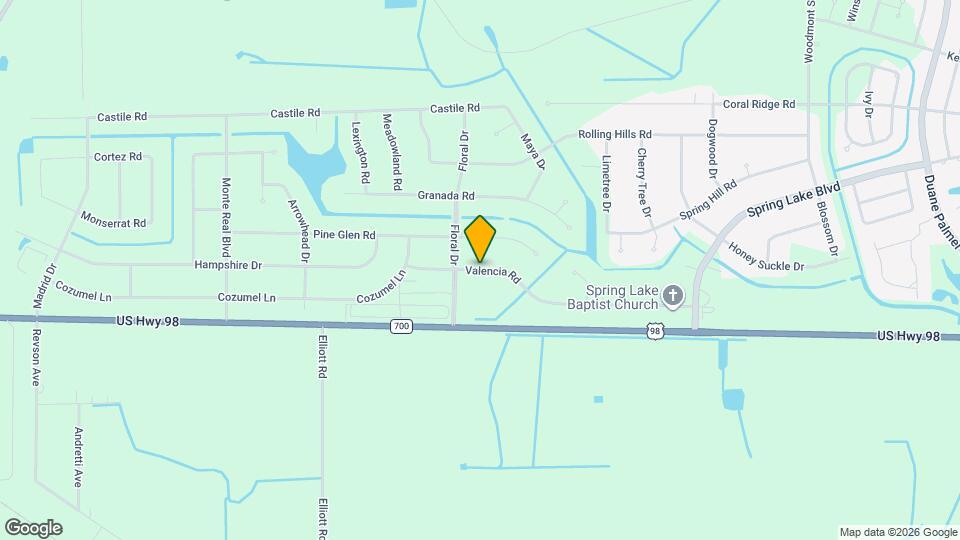 7819 Valencia Rd Map and Location Details