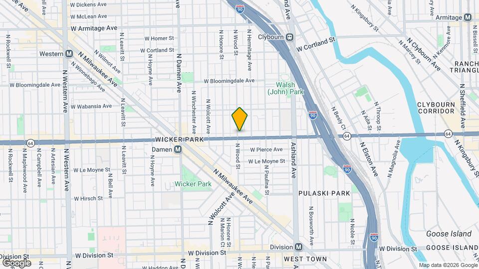 1758 W North Ave Map and Location Details