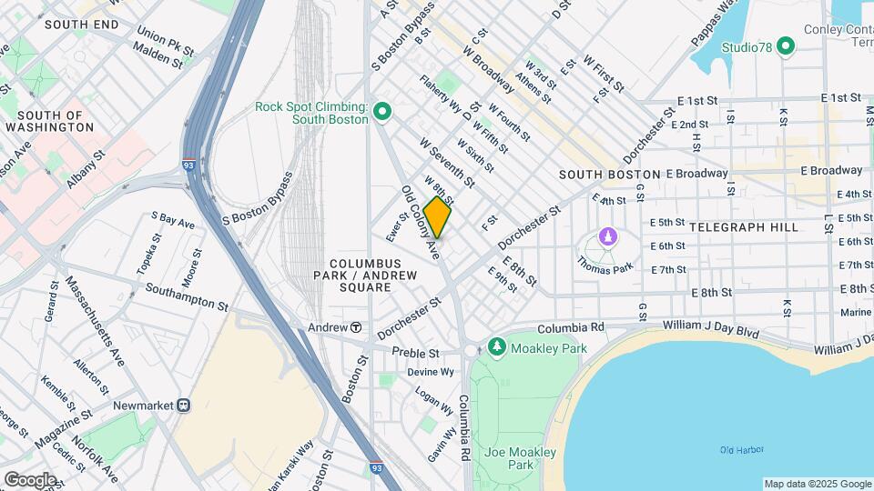 206 Old Colony Ave, Unit 603 Mapa y Detalles de la Ubicación