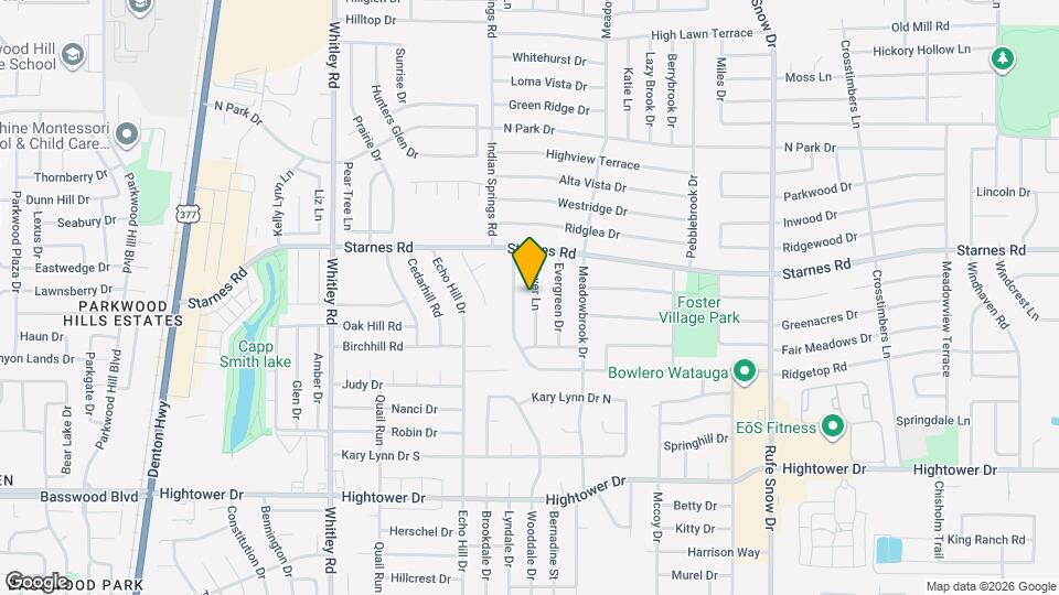 7533 Clover Ln, Unit 105 Map and Location Details