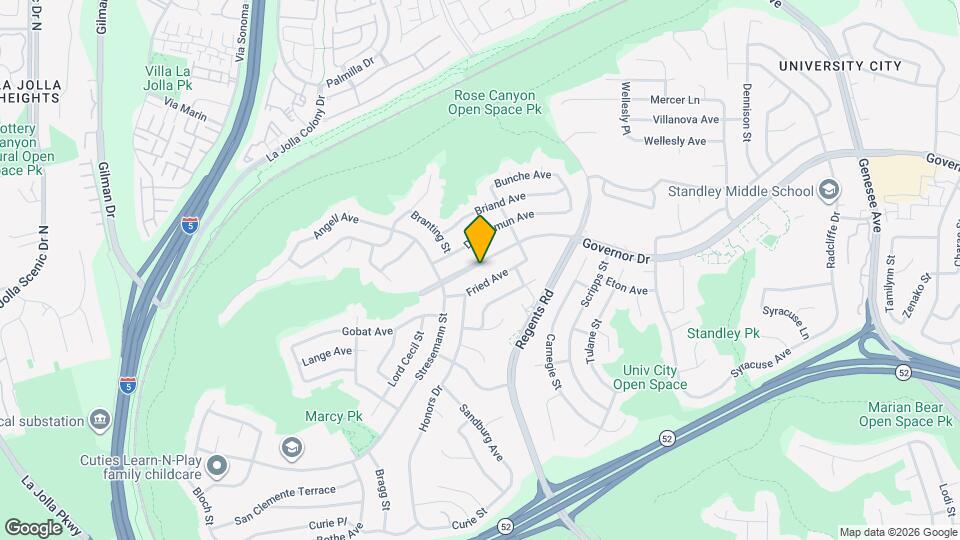 2975 Governor Dr Mapa y Detalles de la Ubicación