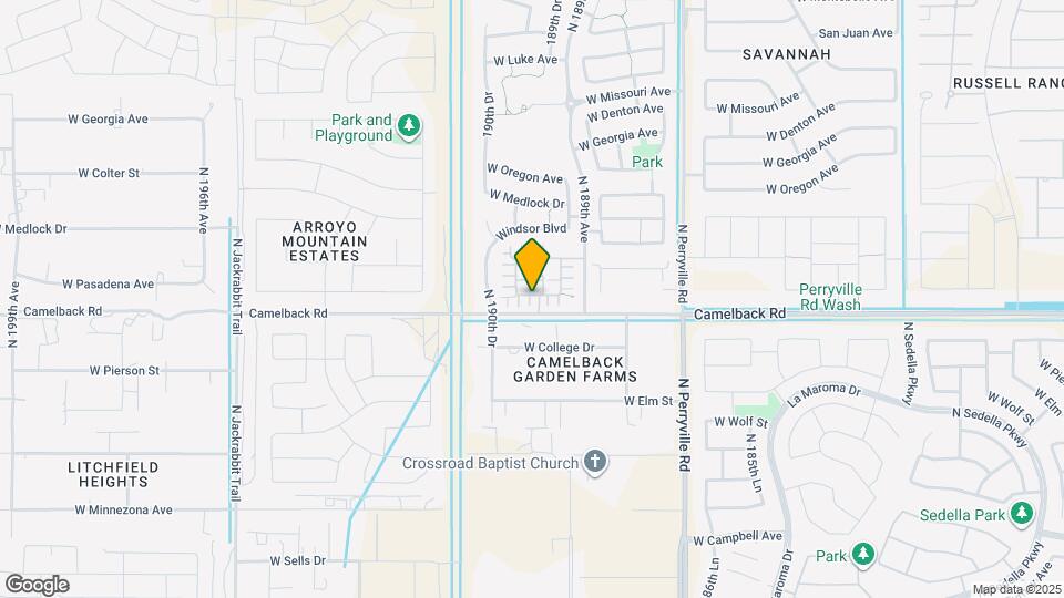 18947 W Pasadena Ave Mapa y Detalles de la Ubicación