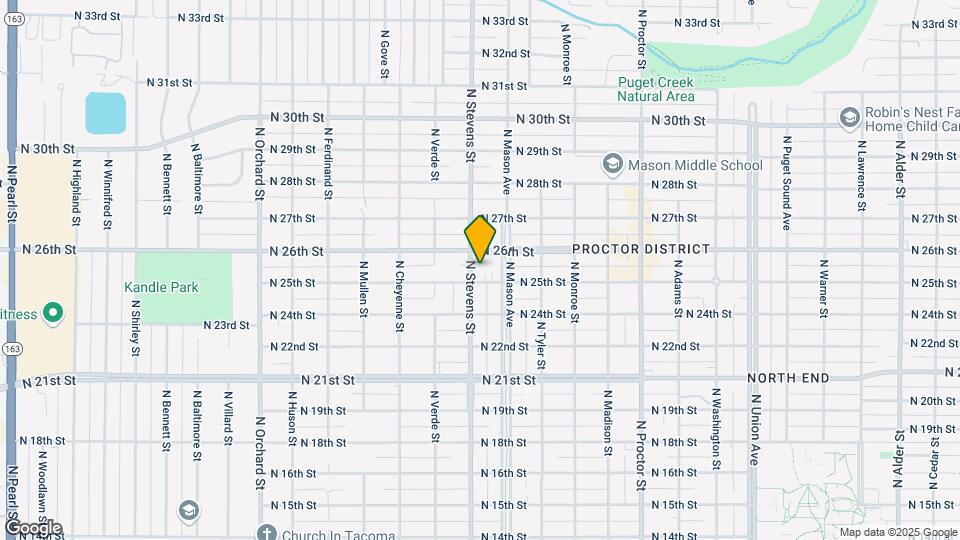 2509 N Stevens St Map and Location Details