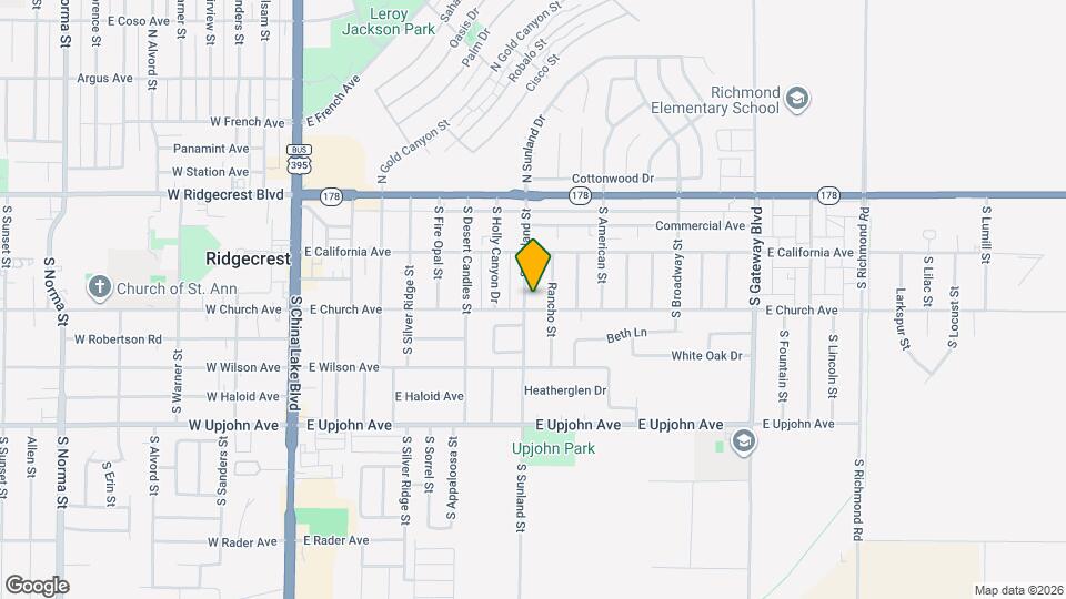 236 S Sunland St Map and Location Details