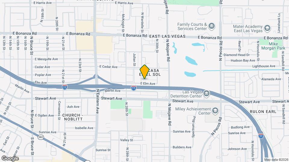 2905 E Elm Ave Map and Location Details