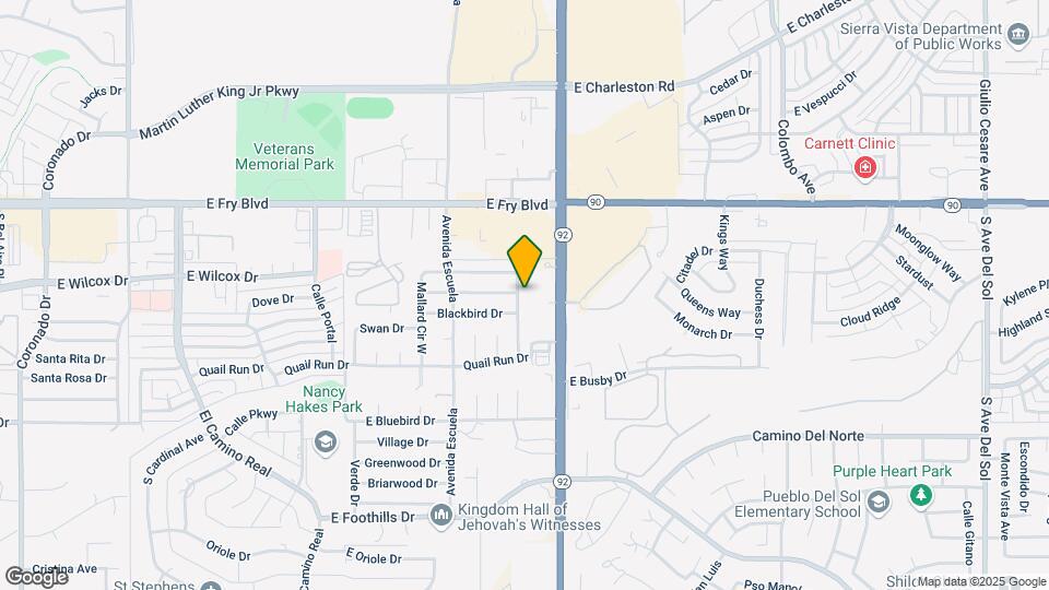 232 E Mallard Cir Map and Location Details