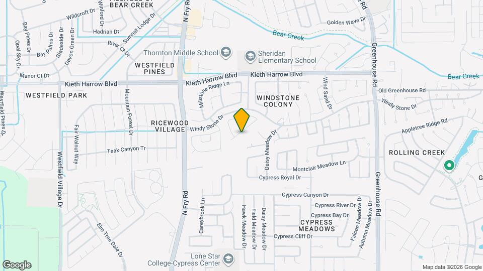 19811 Whispering Hollow Ln Map and Location Details