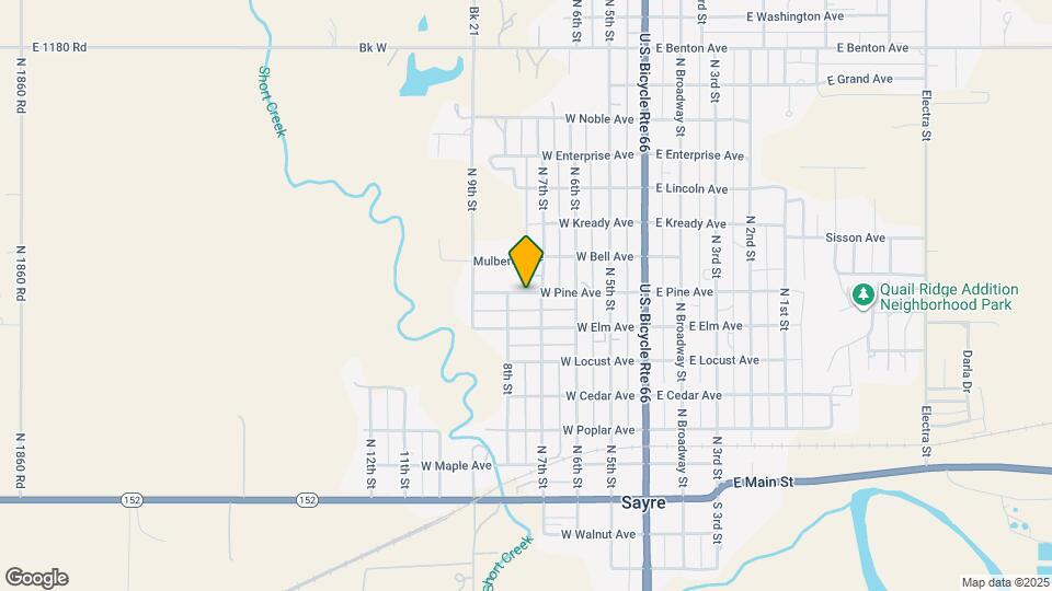 410 W Pine Ave Map and Location Details