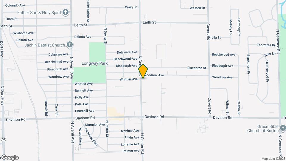 2138 N Center Rd Map and Location Details