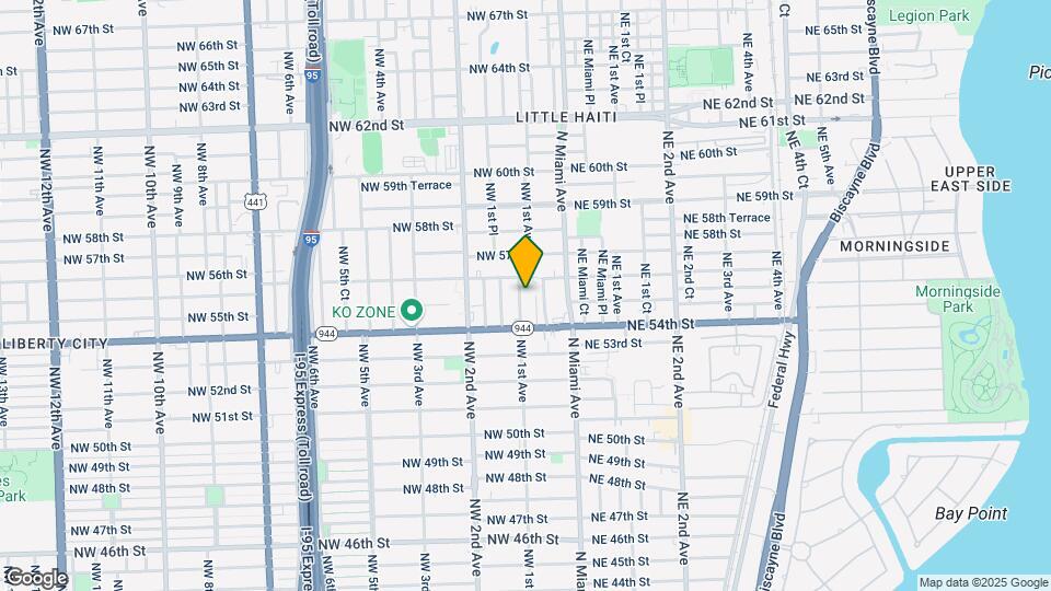 5521 NW 1st Ave Map and Location Details