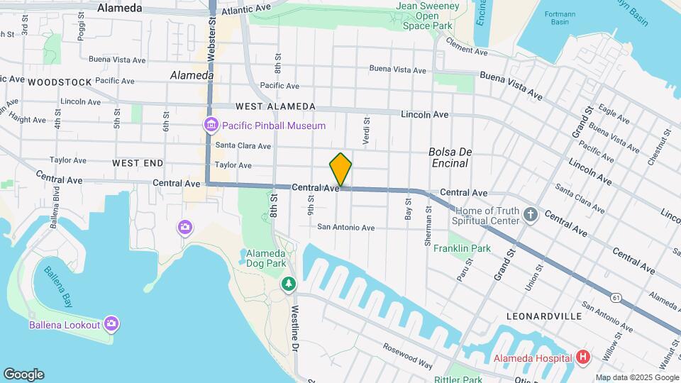 1000 Central Ave Map and Location Details