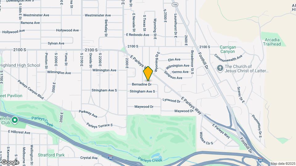 2395 Bernadine Dr Map and Location Details