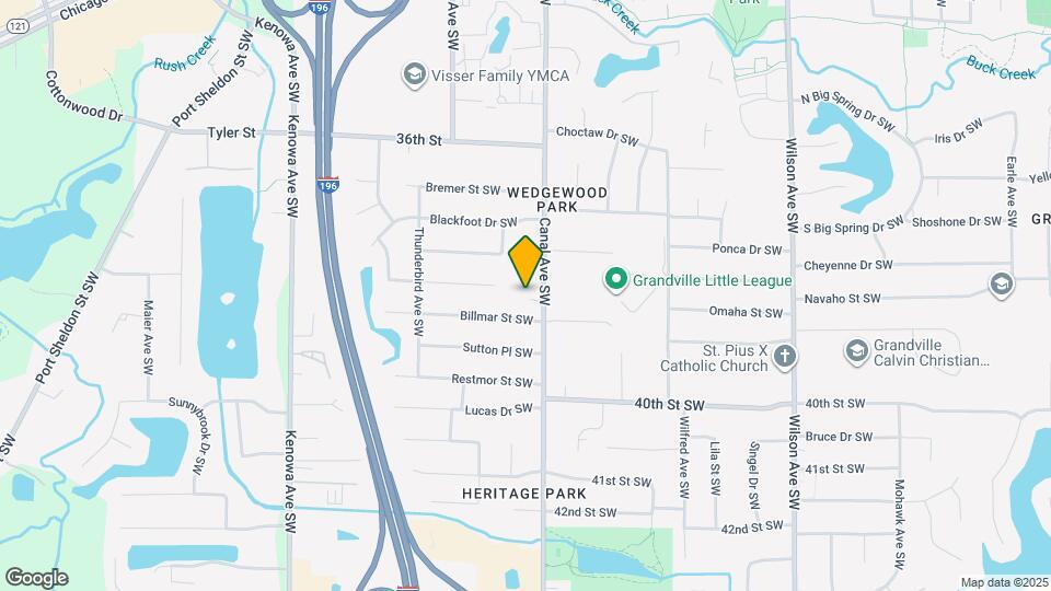 3833 Canal Ave SW Map and Location Details