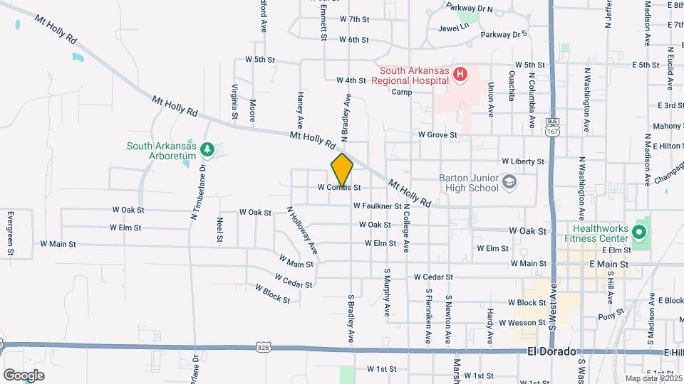 1205 W Combs St Map and Location Details