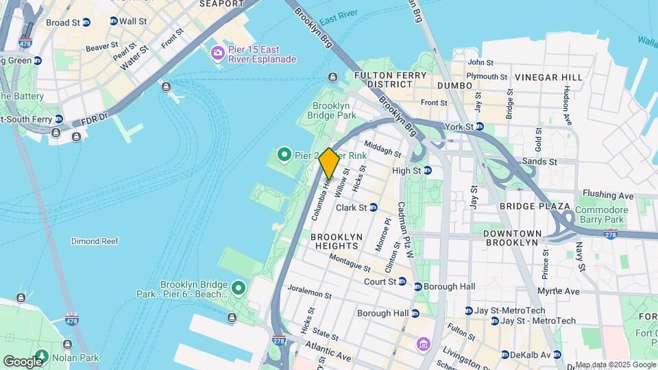 129 Columbia Hts Mapa y Detalles de la Ubicación