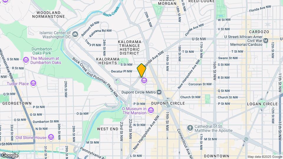 2108 R St NW Mapa y Detalles de la Ubicación