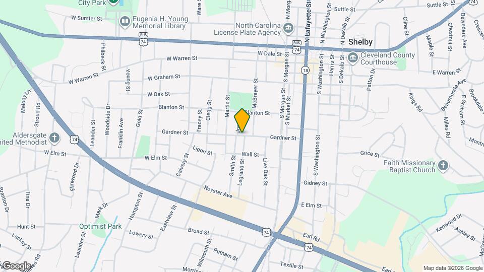 401 Gardner St Map and Location Details