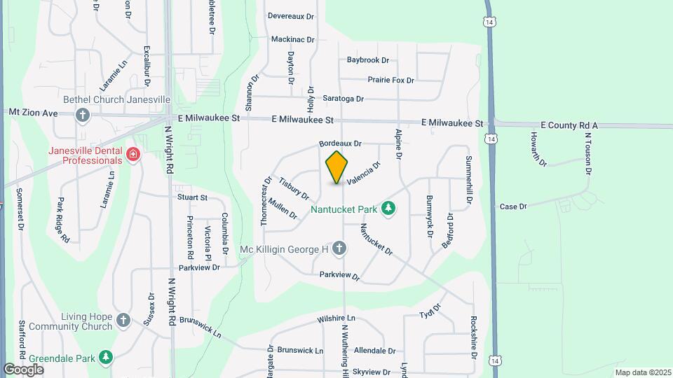 1053 N Wuthering Hills Dr Map and Location Details