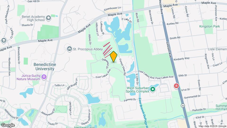 5821 Oakwood Dr Map and Location Details