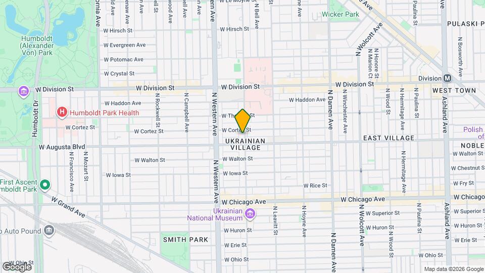 1012 N Oakley Blvd Map and Location Details