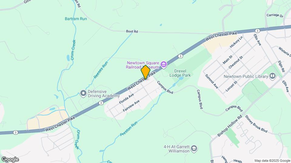 4252 West Chester Pike Mapa y Detalles de la Ubicación