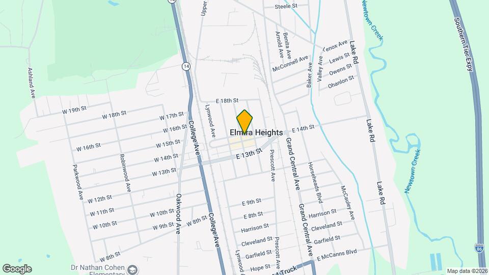 256 E 14th St Map and Location Details