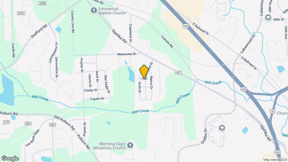 2907 Gatewood Dr Map and Location Details