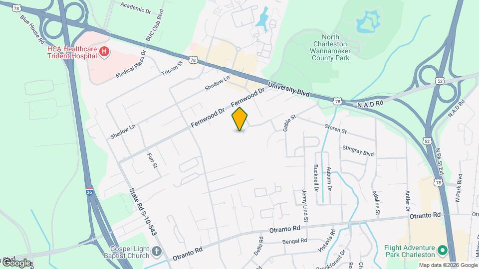 2626 Spivey Ct Map and Location Details