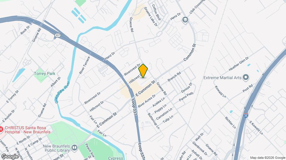 1313 Fieldcrest Map and Location Details