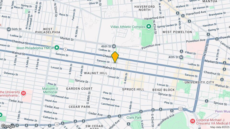128 S 46th St Map and Location Details