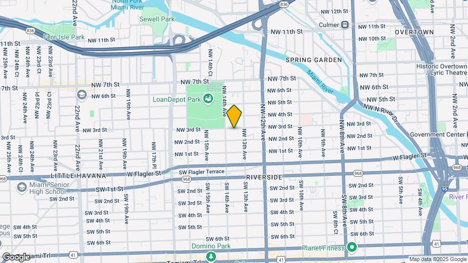 1342 NW 3rd St Map and Location Details
