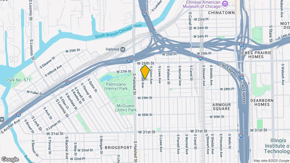 2801 S Emerald Ave Mapa y Detalles de la Ubicación