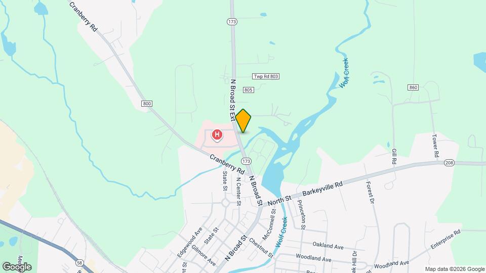 638 N Broad St Map and Location Details