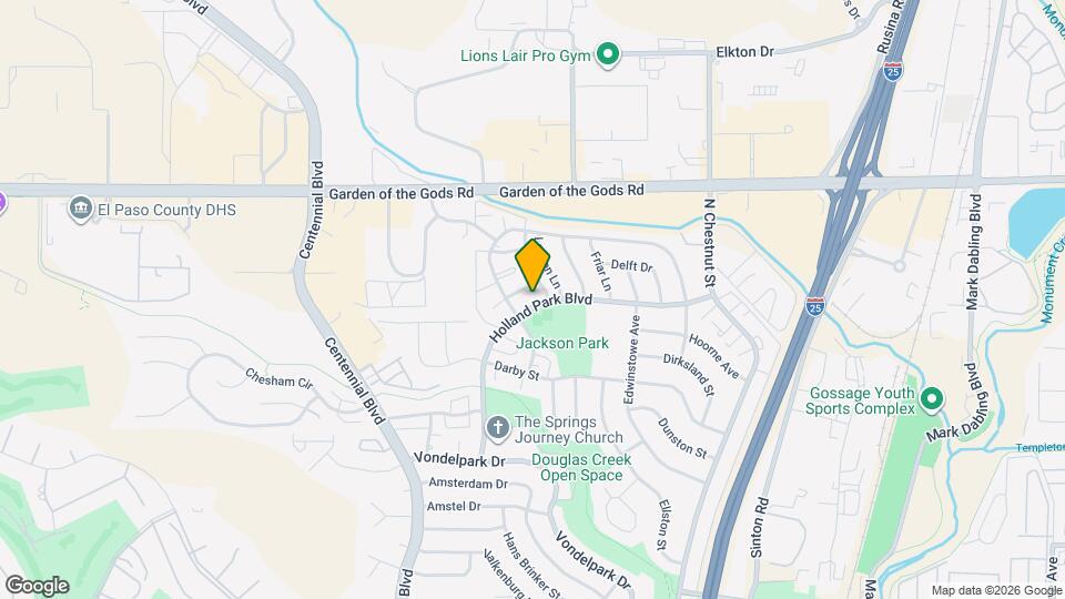 1120 Holland Park Blvd Map and Location Details