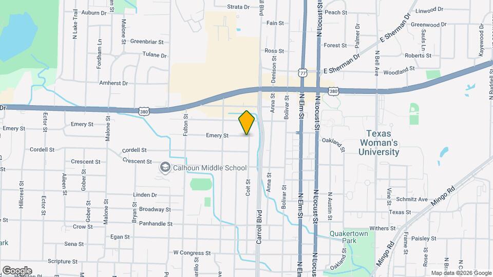 1225 Coit St Map and Location Details