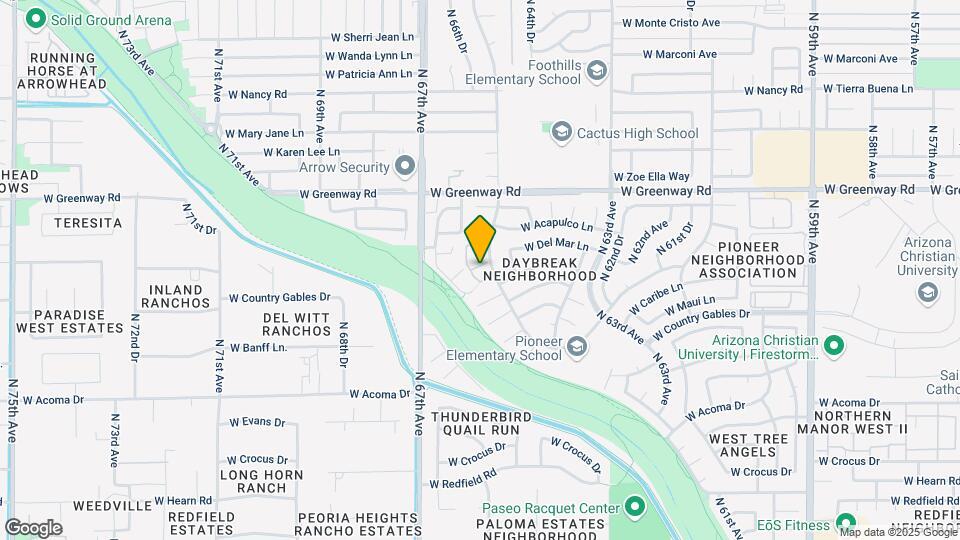 6611 W Kingston Ln Map and Location Details