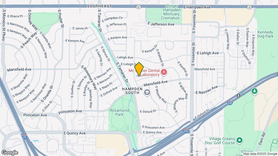 8231 E Lehigh Dr Map and Location Details