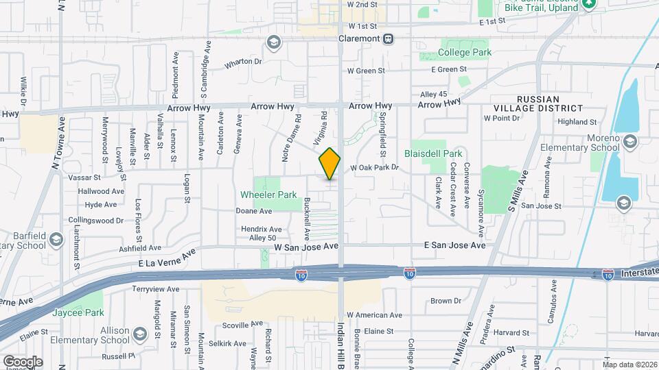 418 Vista Dr Map and Location Details